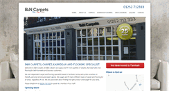 Desktop Screenshot of bncarpets.co.uk